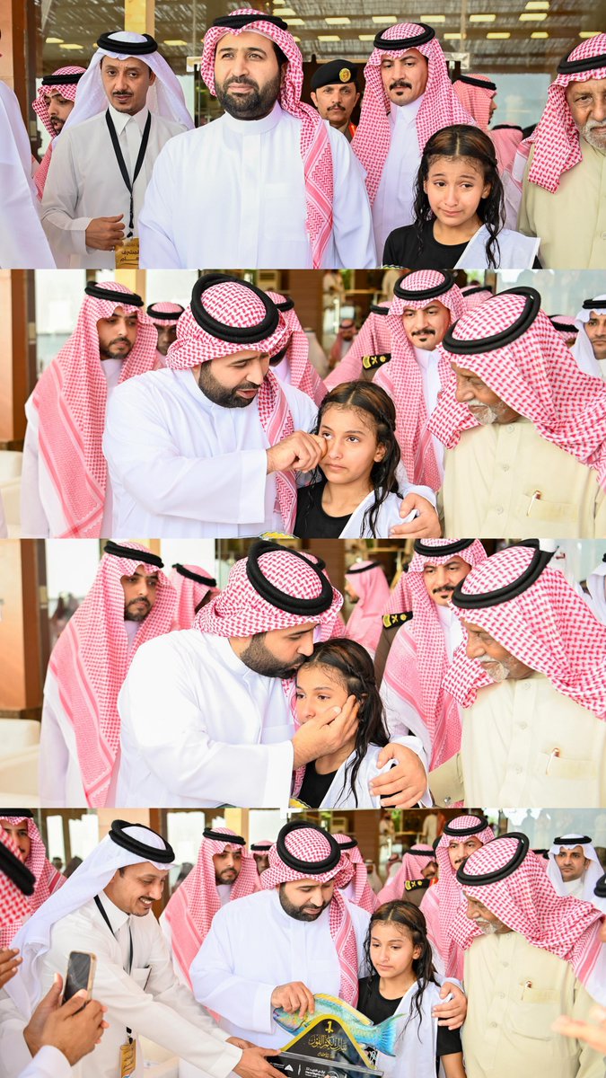 #أدب_جازان ✍️

تَأَخَّـرَتْ.. فَـاسْـتَـبَـاحَ الـدَّمْــعُ وَجْـنَـتَــهَا
وَضَـــاقَ بِالبِنْــتِ مِــنْ وَجْــدٍ مَرَاسِيــهَا

​رَآهُـمـا "مُـحَمَّـدٌ" وَالقَــلْــبُ مَسْـكَـنُــهُ
فَـأَقْـبَـلَ الغَيْــثُ يَسْعَــى فِـي رَوَابِــيــهَا

​بِكَـفِّـــهِ مَـسَـــحَ الآلامَ