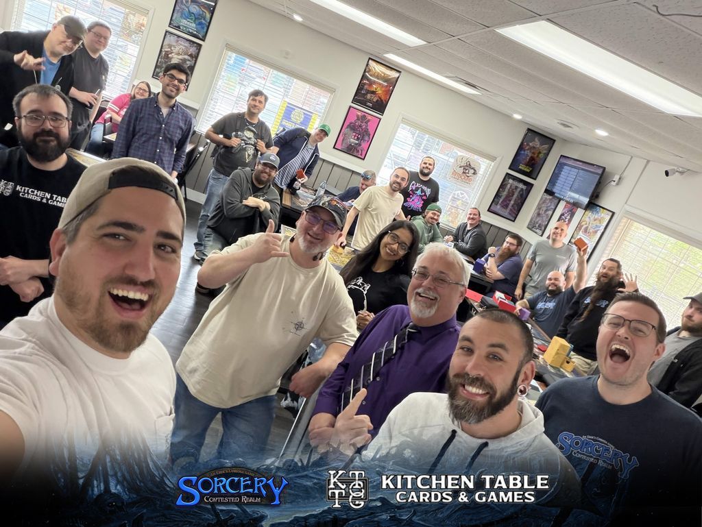 SorceryTCG's tweet image. The community-run Sorcery Circuit continues as Explorer Series returns with another event- this time at Kitchen Table Cards &amp;amp; Games.

If you’re in the area, come out, play some Sorcery, and connect with your local scene in West Virginia!

Learn more: exploresorcery.com
