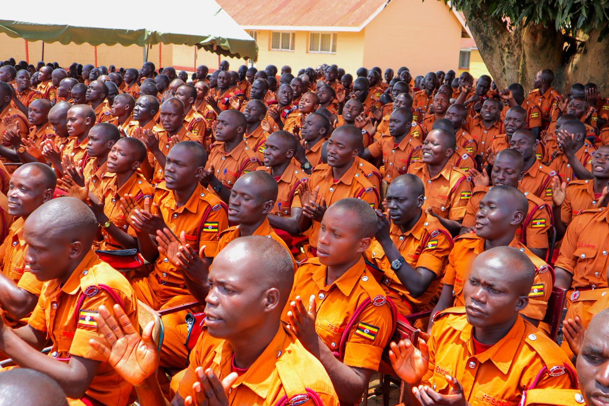 UgandaPrisons's tweet photo. Can. Dr. Johnson Byabashaija applauded the recruits for their smartness, noting that it defines the brand of the Service.

He encouraged them that they made the right choice to join the Prisons Service and urged them to work hard towards its growth and the achievement of its mandate.