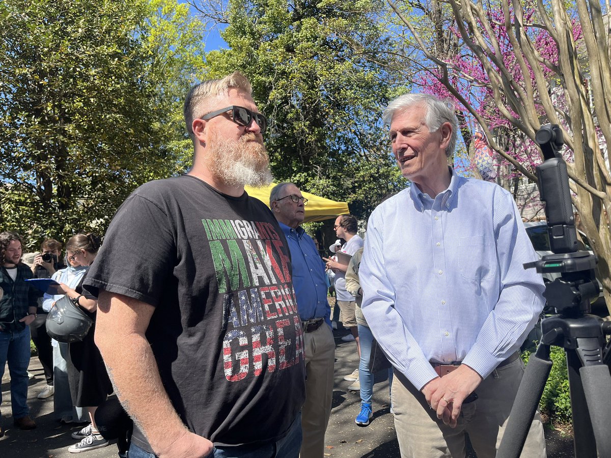 BlackVaNews's tweet image. In Arlington #Virginia team #VOTE YES is out in force with #EricHolder and @DonBeyerVA + #JollyGinger