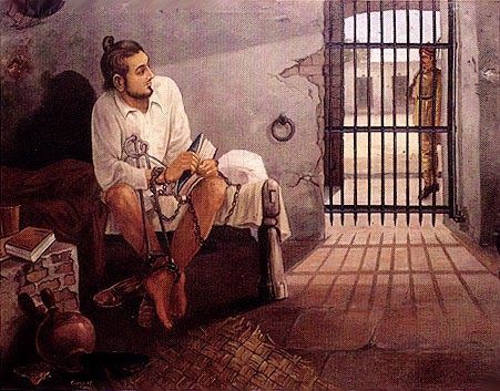 piebyfour's tweet photo. “Bhagat Singh in His Cell”

Bhagat Singh, just moments before his execution on March 23, 1931, was reading a book by Lenin or on Lenin.
Singh asked the jail staff to wait, stating, “Wait a while. A revolutionary is talking to another revolutionary.” https://t.co/vcqjoQdCEx