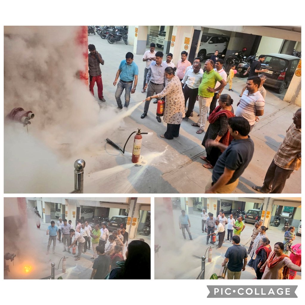 PujaSin45072734's tweet image. भागीरथी एनक्लेव में FSAI ने निवासियों को बेसिक फायर सेफ्टी ट्रेनिंग दी,जिसमें अग्नि सुरक्षा उपकरणों का चयन,अग्नि दुर्घटनाओं से बचाव,और अग्निशामक उपकरणों का उपयोग सिखाया गया। प्रशिक्षण fsai के लखनऊ चैप्टर के प्रेसिडेंट पुनीत जी और सेक्रेटरी मयंक भट्ट द्वारा दिया गया। 
#firesafety