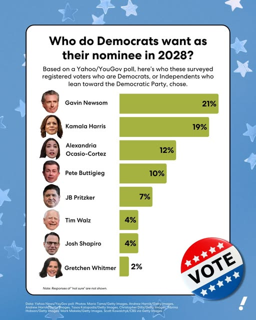What do you think about these choices?  Personally, I need something more.  I want someone young with lots of energy.  Not someone knocking on death's door with dementia. We have to start looking forward hope &amp; the future in times like these.  #democrats #vote2028