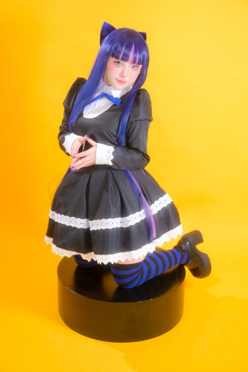 Lu_cos118's tweet photo. cos. Panty&amp;Stocking with Garterbelt
/Stocking💙🩷

📸▶︎@TonyJ_cam たん https://t.co/rQdO65peLz