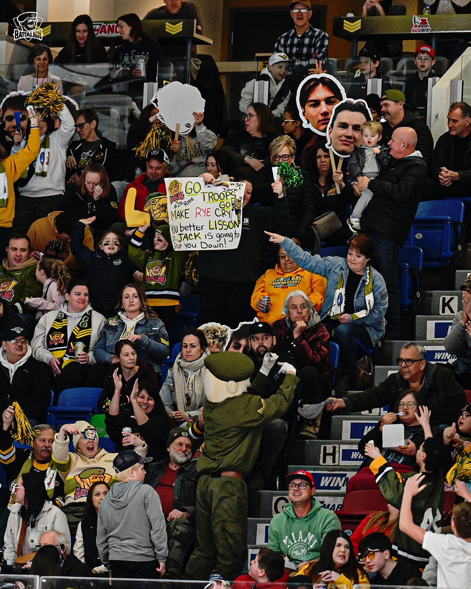 OHLBattalion's tweet image. Tomorrow, we’re back on home ice 🏠 

We want to see you LOUD &amp;amp; PROUD #7thMan 🫡

Get your 🎟️ now | tickets.battalionhockey.con