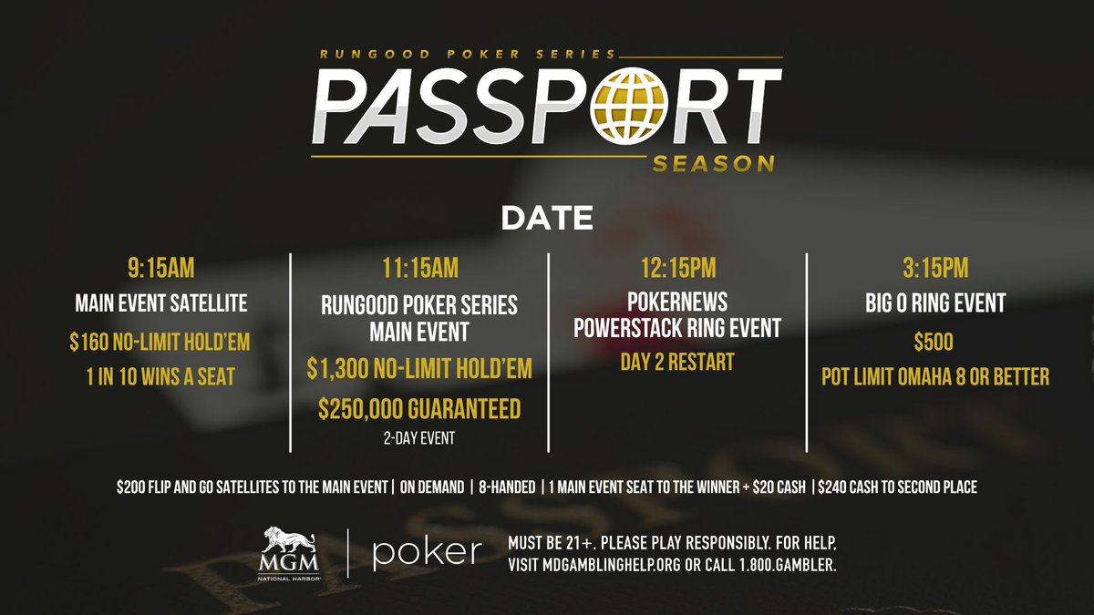 MGM National Harbor Poker tweet media