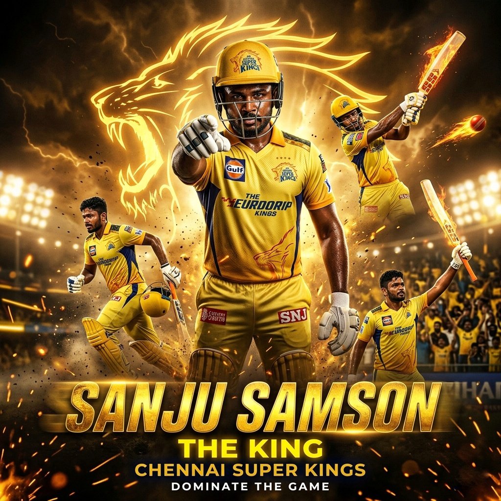 क्या शानदार पारी खेली आज! 🔥
टाइमिंग, क्लास और पावर का परफेक्ट कॉम्बिनेशन 👏
ऐसे ही खेलते रहो, दिल जीत लिया ❤️🏏

#CSKvsDC 
#SANJUSAMSON