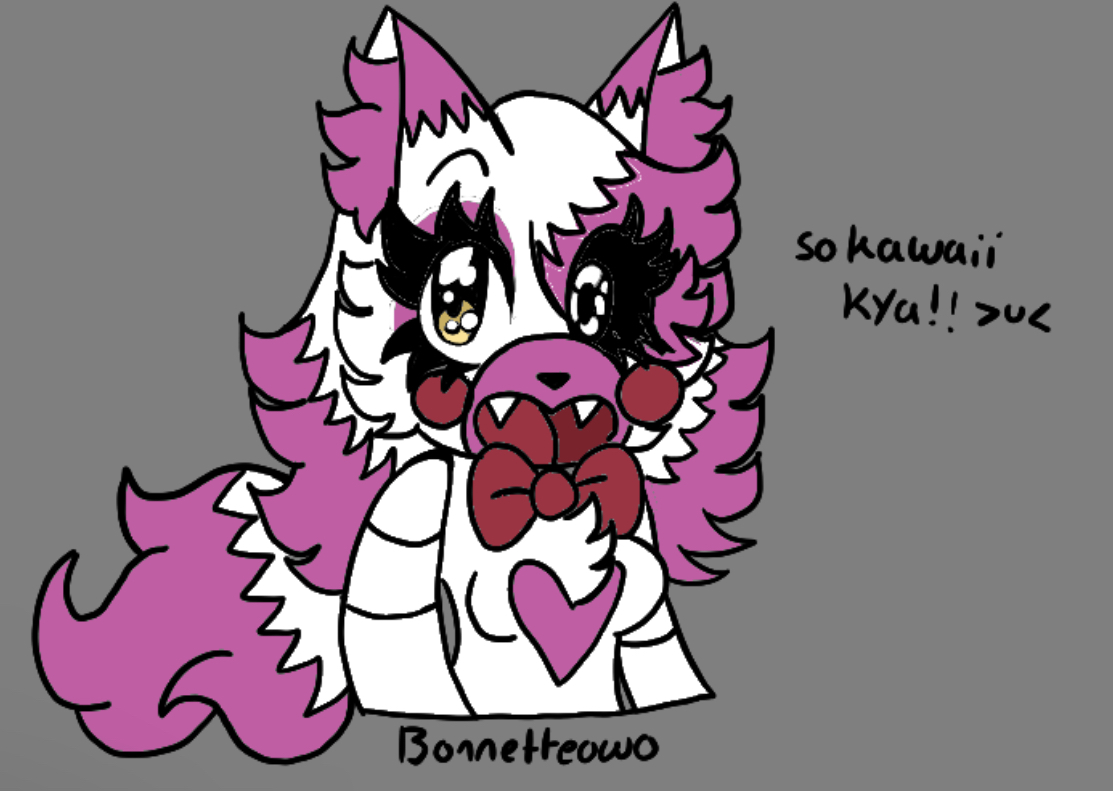 Bonnetteowo's tweet photo. Mangle-Chan,, !!! X3 
#fnaf https://t.co/AquINdL3Zb
