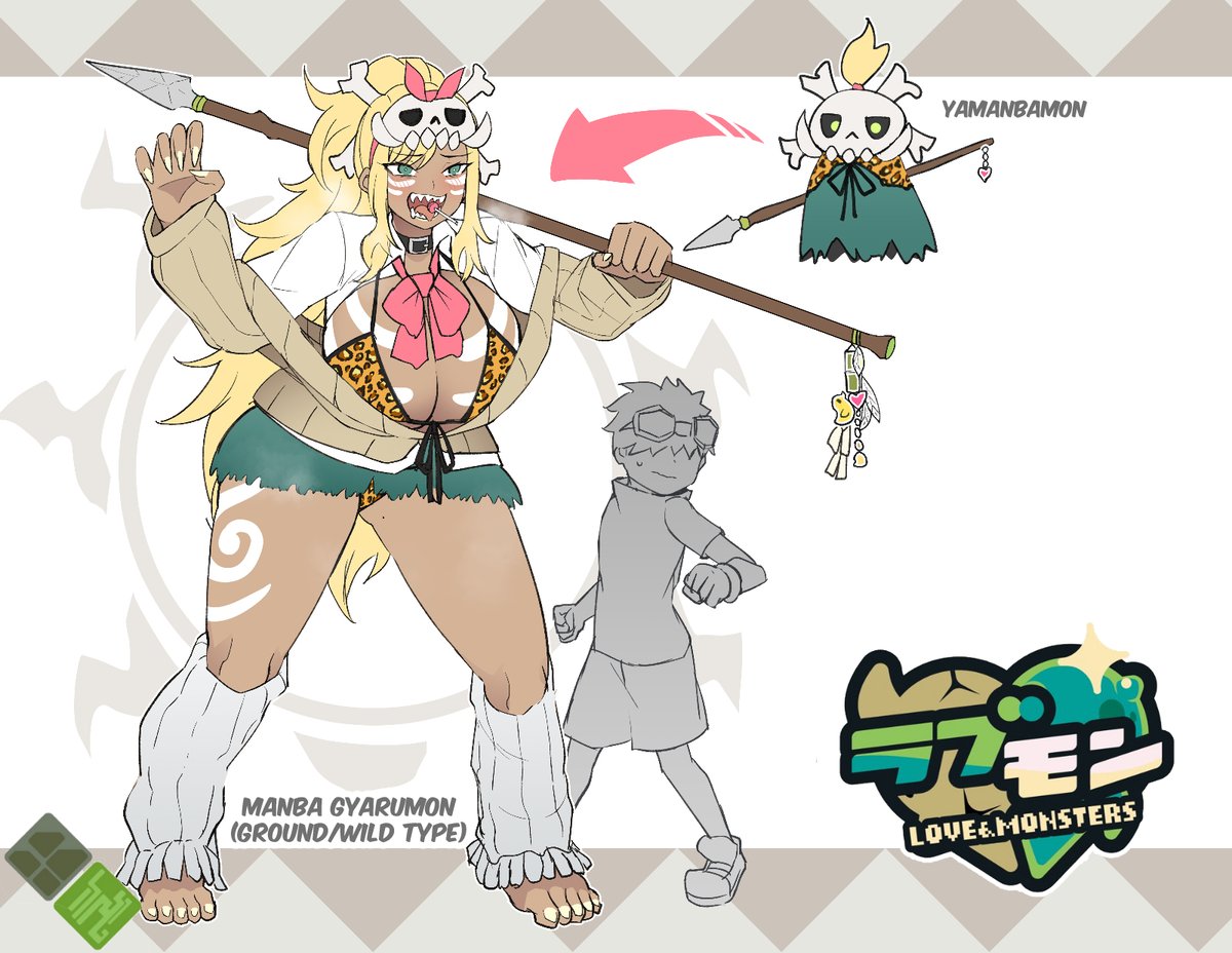 ukavonnak's tweet photo. Wild Gyaru appears!! 
#ラブモン図鑑 https://t.co/fvuyp9S23N