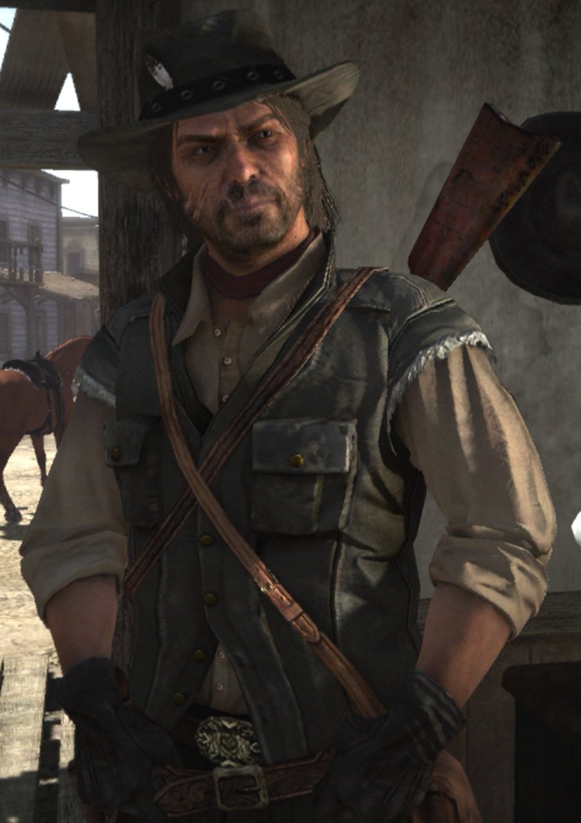 ElKokun_'s tweet photo. Elije tus 25 protagonistas favoritos, uno por día, sin explicaciones.

24. John Marston. https://t.co/oo4XetliPr