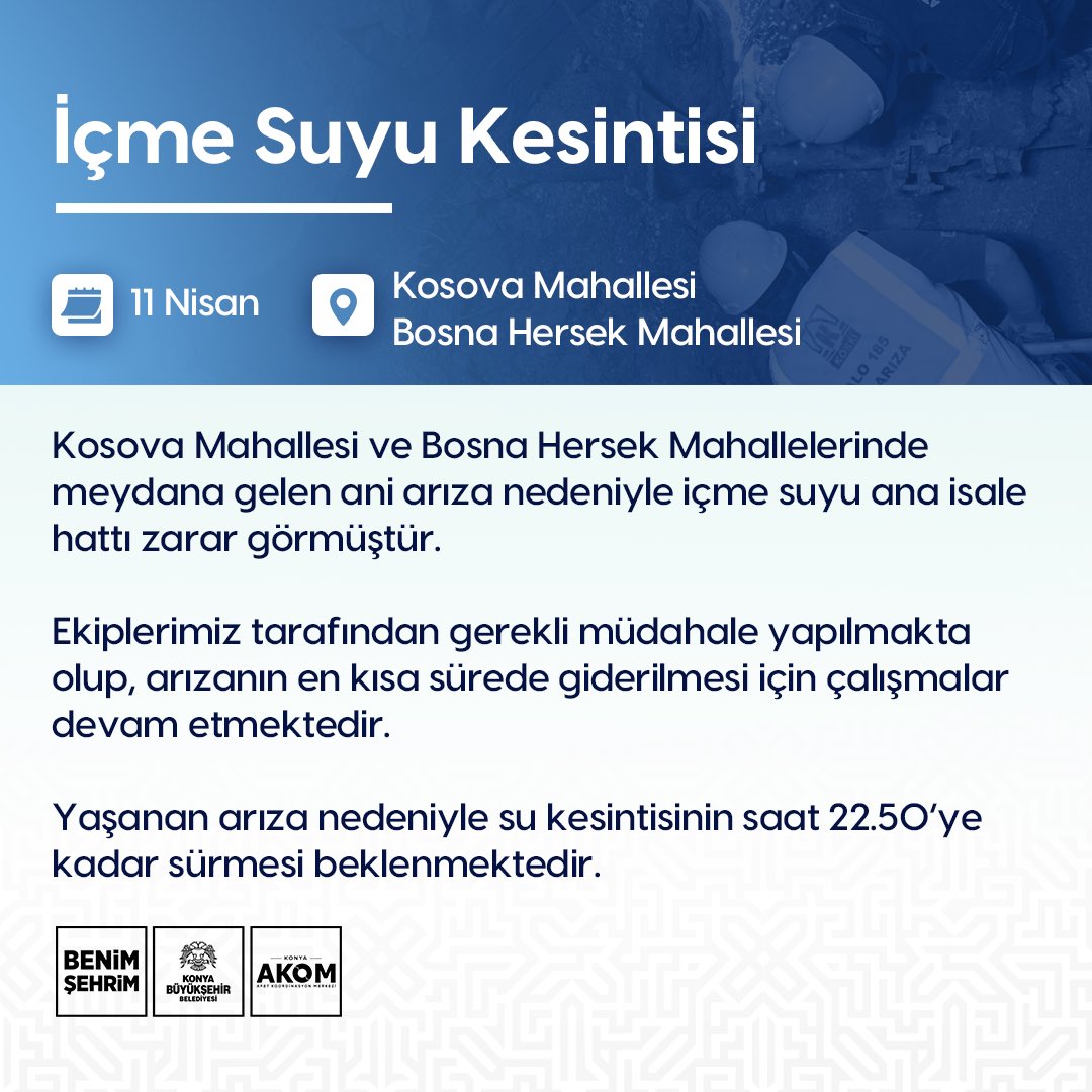 Konya AKOM tweet media