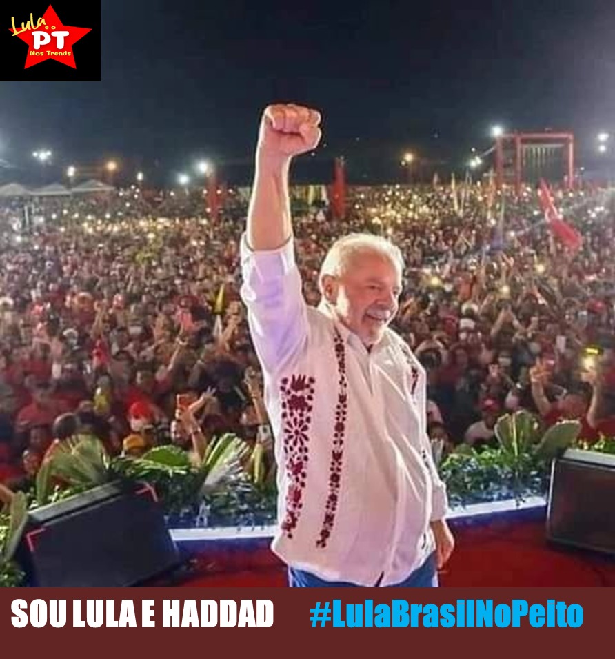Força, Lula!! Lula é o melhor presidente q o Brasil já teve!

Por isso, será REELEITO em 2026, conquistando DEMOCRATICAMENTE seu quarto mandato presidencial, proeza INÉDITA na história do Brasil.

SOU LULA E HADDAD
#LulaBrasilNoPeito