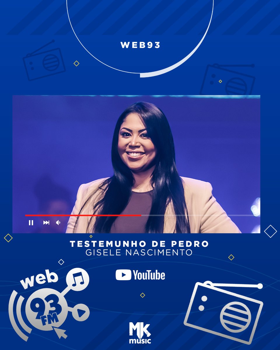 MKMusicBrasil's tweet photo. A canção “Testemunho de Pedro”, de @Gisele_Nasc, foi destaque no programa #web93, da Rádio 93 FM. Incrível, né? ⁣Assista à programação completa no canal da Rádio do povo de Deus, no YouTube.

🎧 https://t.co/b2U3JVQVpF

#Web93 ⁣#TestemunhoDePedro #GiseleNascimento https://t.co/I2u8B8WBm1