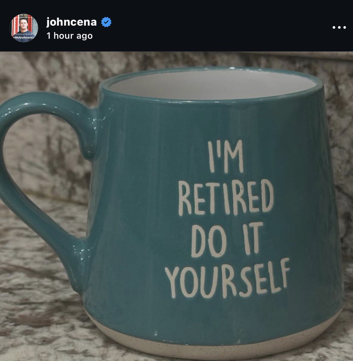 FadeAwayMedia's tweet photo. JOHN CENA SAID FOH IM RETIRED 😭

THEY DEFINITELY ASKED HIM TO COME OUT OF RETIREMENT 💀 https://t.co/MyZGeUVYWu