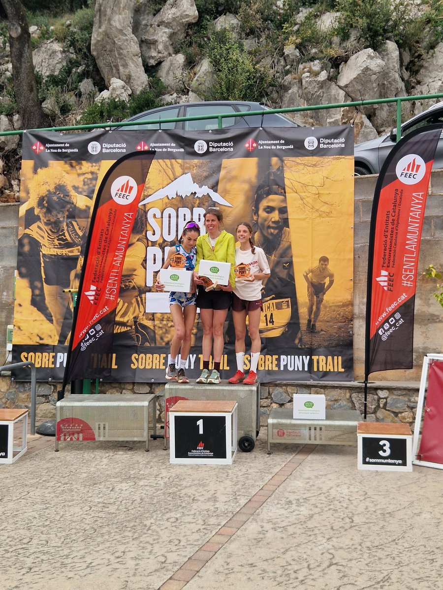 JaumeLlanso's tweet photo. Núria Llansó primera categoria promesa i tercera categoria absoluta del Kilòmetre Vertical Sobrepuny, a la Nou de Berguedà! https://t.co/Qy8ZxgQ0Xm