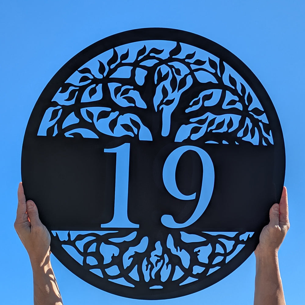 Nightingalemet2's tweet image. Elevate your home's curb appeal with our Personalized Tree Of Life Round Metal Address Sign. Custom steel craftsmanship designed for lasting beauty. Make your address stand out! #HomeDecor #CustomSigns

Shop Now nightingalemetal.com/products/tree-…