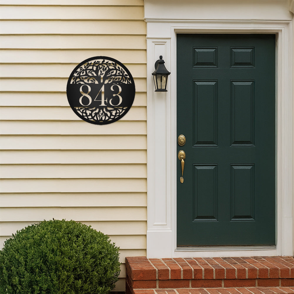 Nightingalemet2's tweet image. Elevate your home's curb appeal with our Personalized Tree Of Life Round Metal Address Sign. Custom steel craftsmanship designed for lasting beauty. Make your address stand out! #HomeDecor #CustomSigns

Shop Now nightingalemetal.com/products/tree-…