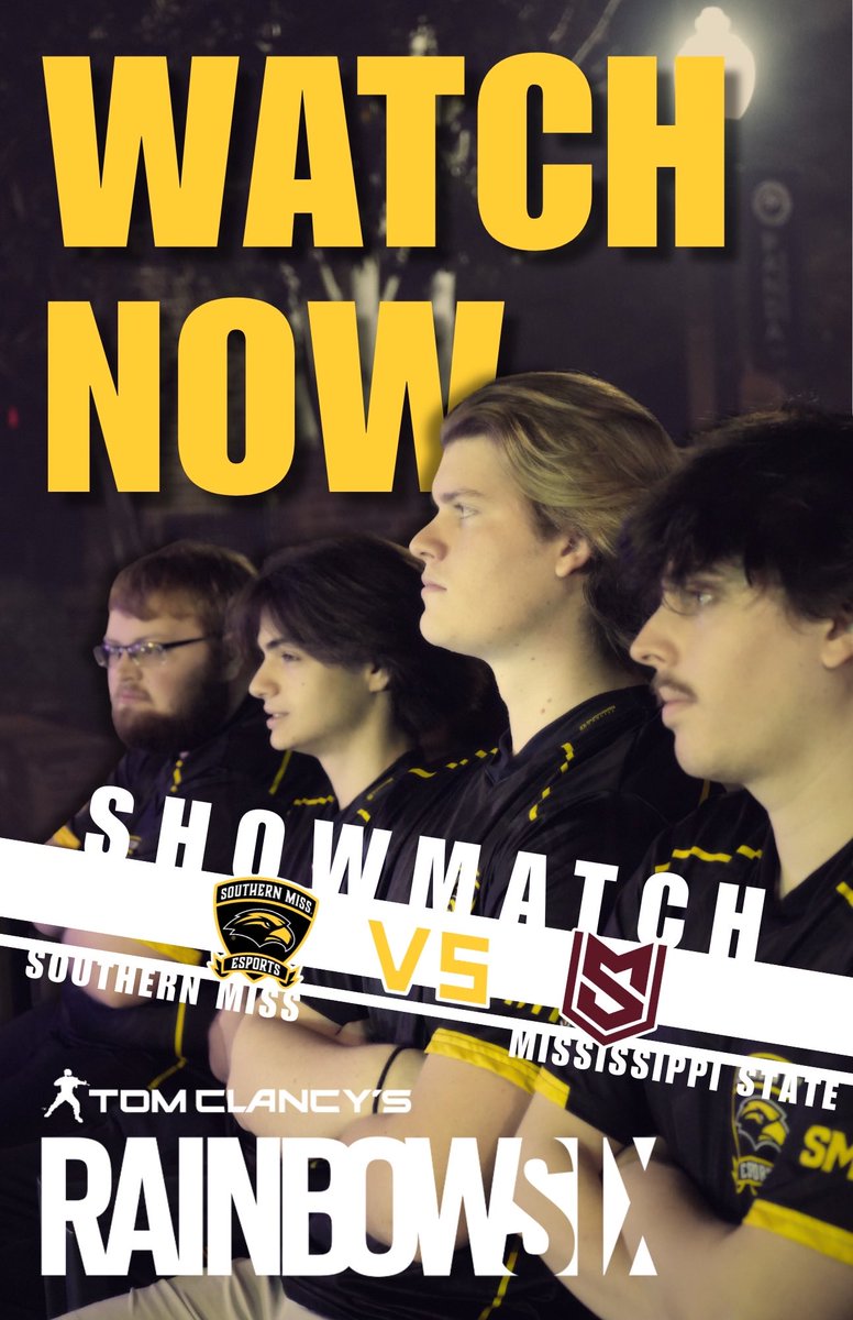 Esports_MSU's tweet photo. Rainbow Six Maroon‼️
Join our team as they participate in a LAN at Southern Miss!
📍Southern Miss
⏰ Today
No livestream today so stop by if you are in the area!
#hailstate | #justbetter https://t.co/DHDvFOcwWs