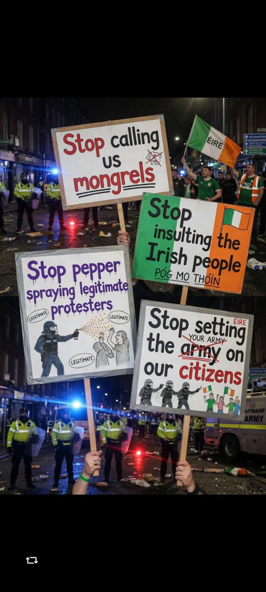 JosephineM24158's tweet photo. #Fuelprotest #Whitegate #Resignhelen #resignmehole #Resignharris stand strong ๐ช๐ช๐ hold the line lads .. https://t.co/xUumXn2hmI