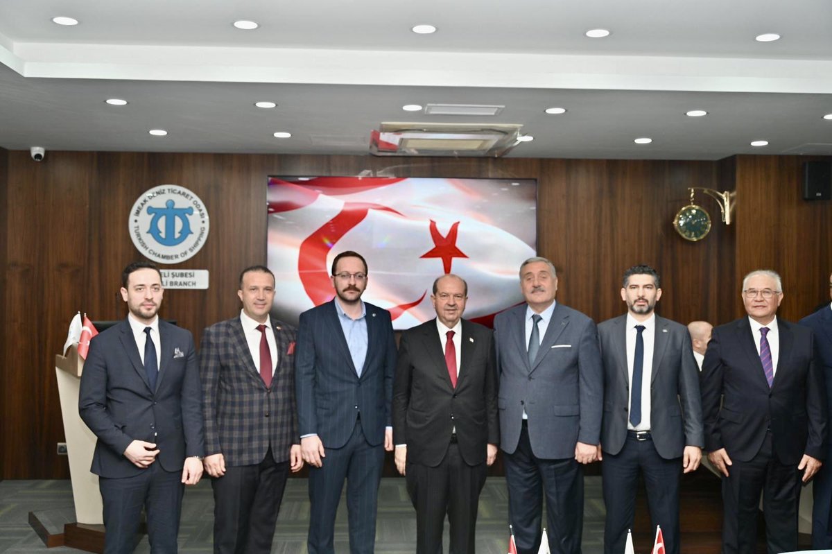 ahmetonal2541's tweet photo. İMEAK Deniz Ticaret Odası Kocaeli Şubesi Nisan 2026 Meclis Toplantısı’na, KKTC 5. Cumhurbaşkanı Sn.Ersin Tatar ve Kocaeli Valisi Sn.İlhami Aktaş’ın teşrifleriyle,

Meclis Başkanı Sn.Vefa İbrahim Aracı, YK Başkanı Sn.Vedat Doğusel ve üyelerle bir araya gelmekten memnuniyet duydum. https://t.co/z4mPK7ctQz