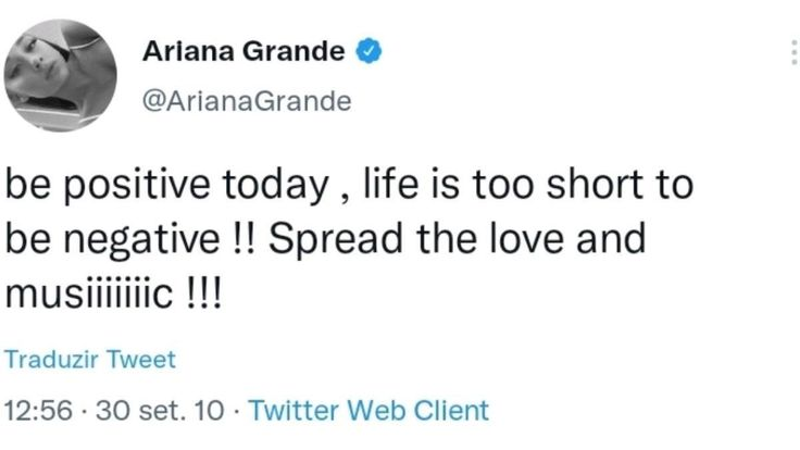 Ariana Grande tweets ♡ tweet media