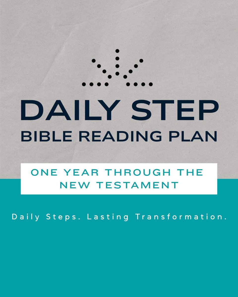 God changes us through His Word, and we’re making it simple. Our Daily Step Bible Reading Plan walks you through the entire New Testament without the overwhelm, just steady growth. Let’s do this together. 🙌

rollinghills.church/dailystep