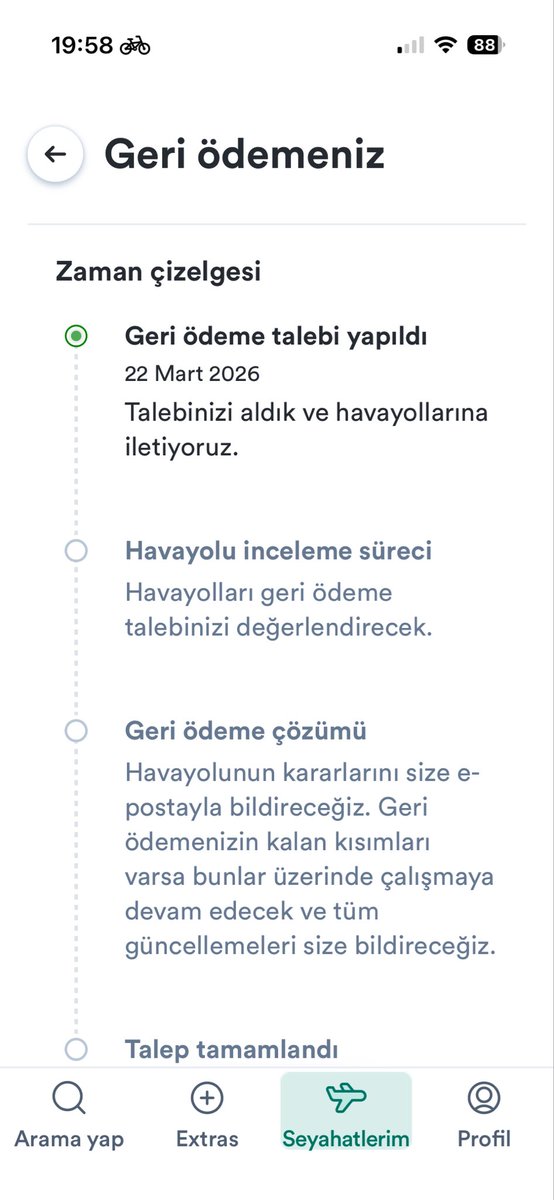 Kafematik's tweet photo. @kiwicom247 yaklaşık 20 gün oldu halen cevap alamadım? https://t.co/qGsz8P62PV