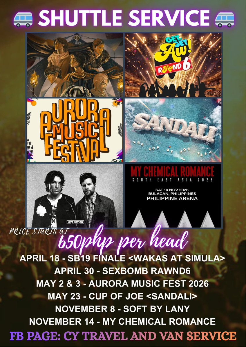 SB19 WaS | SEXMBOMB | AURORA | COJ | LANY carpool tweet media