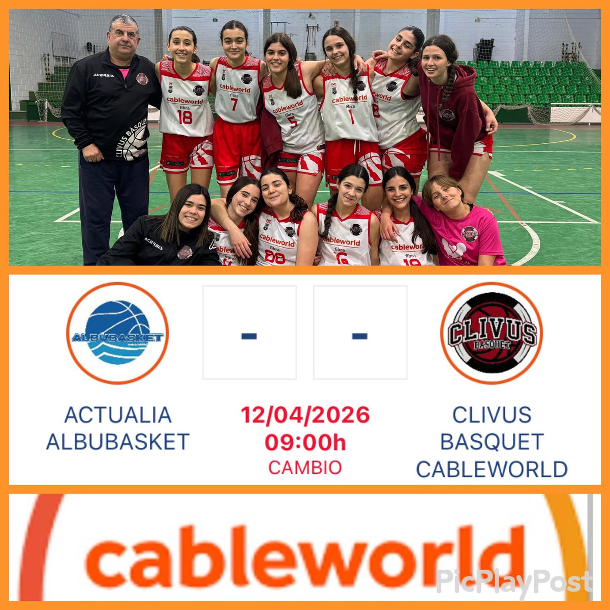 ClivusB's tweet photo. #cadete @ALBUBASKET vs @ClivusB #diumentgeales9 https://t.co/RJX8Lzpl8F
