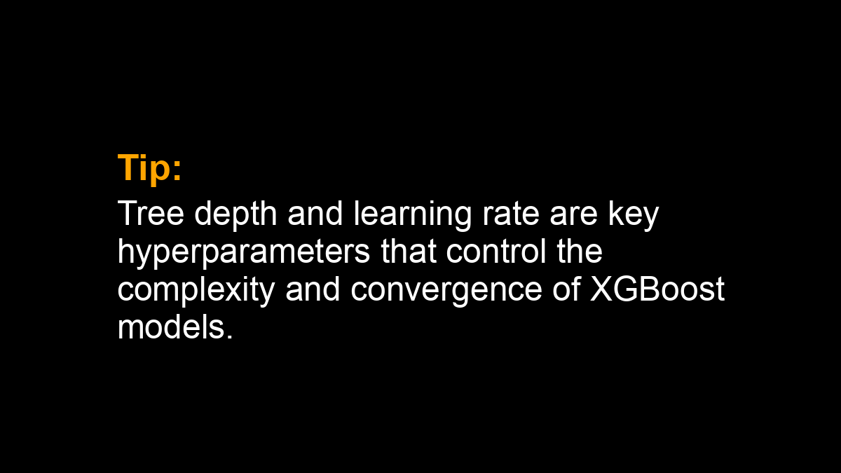 XGBoostAwesome's tweet image. Tip: Tree depth and learning rate are key hyperparameters that control the complexity and convergence of XGBoost models.
#XGBoost #DataScience #MachineLearning
