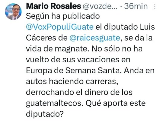 Vicente Carrera tweet media
