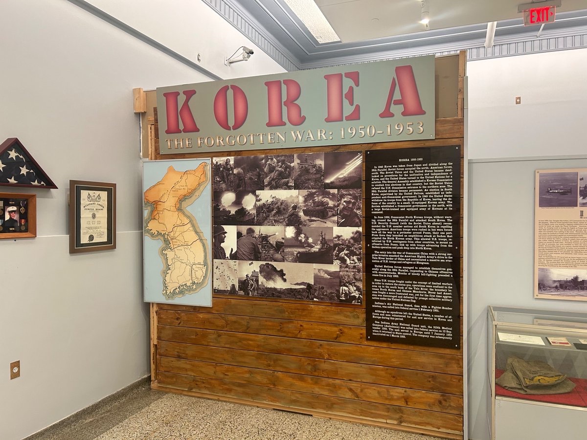 MarkWerling5's tweet image. Truman fired MacArthur today in 1951.

Echoes of the present, with Iran.  Chinese support for the North frustrated U.S. objectives.

The Indiana War Memorial.  #Korea #KoreanWar