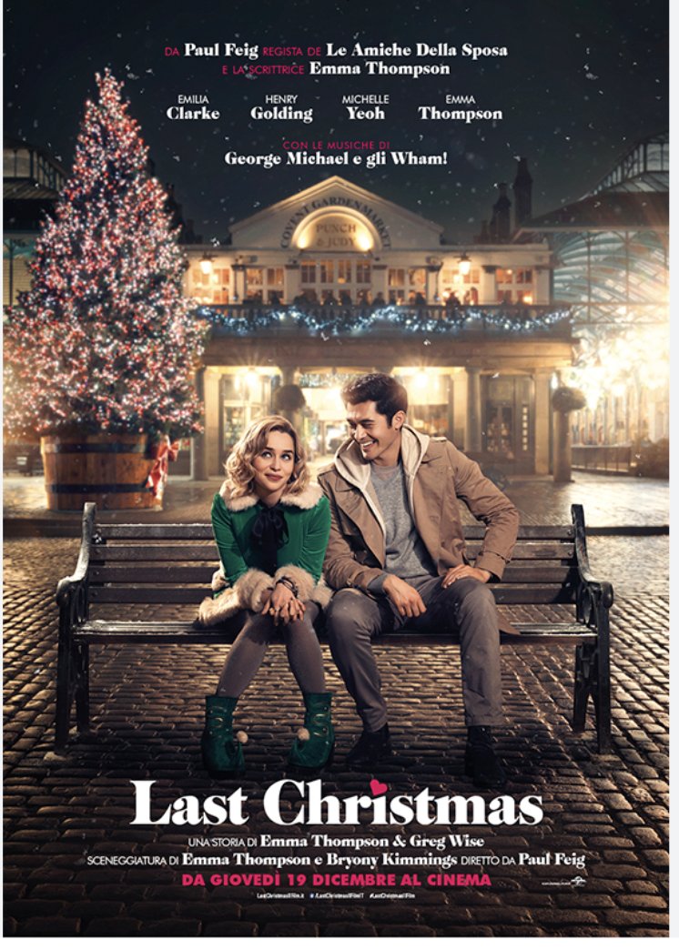 LUNA1255628's tweet image. ＃LastChristmas
私が変わるきっかけとなった
素敵な映画🎞️