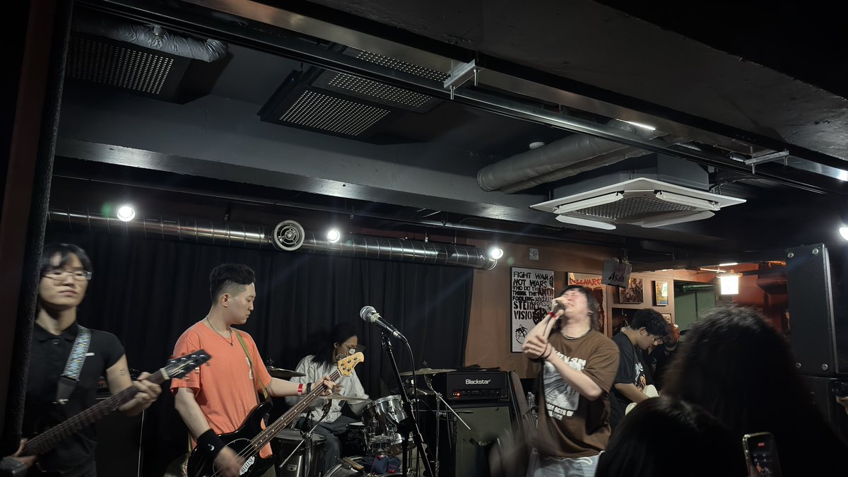 HxC_BlackMurder's tweet image. Palecistus 공연 시작 #Palecistus #페일시스터스 #StickTightFest #BABYDOLL #베이비돌