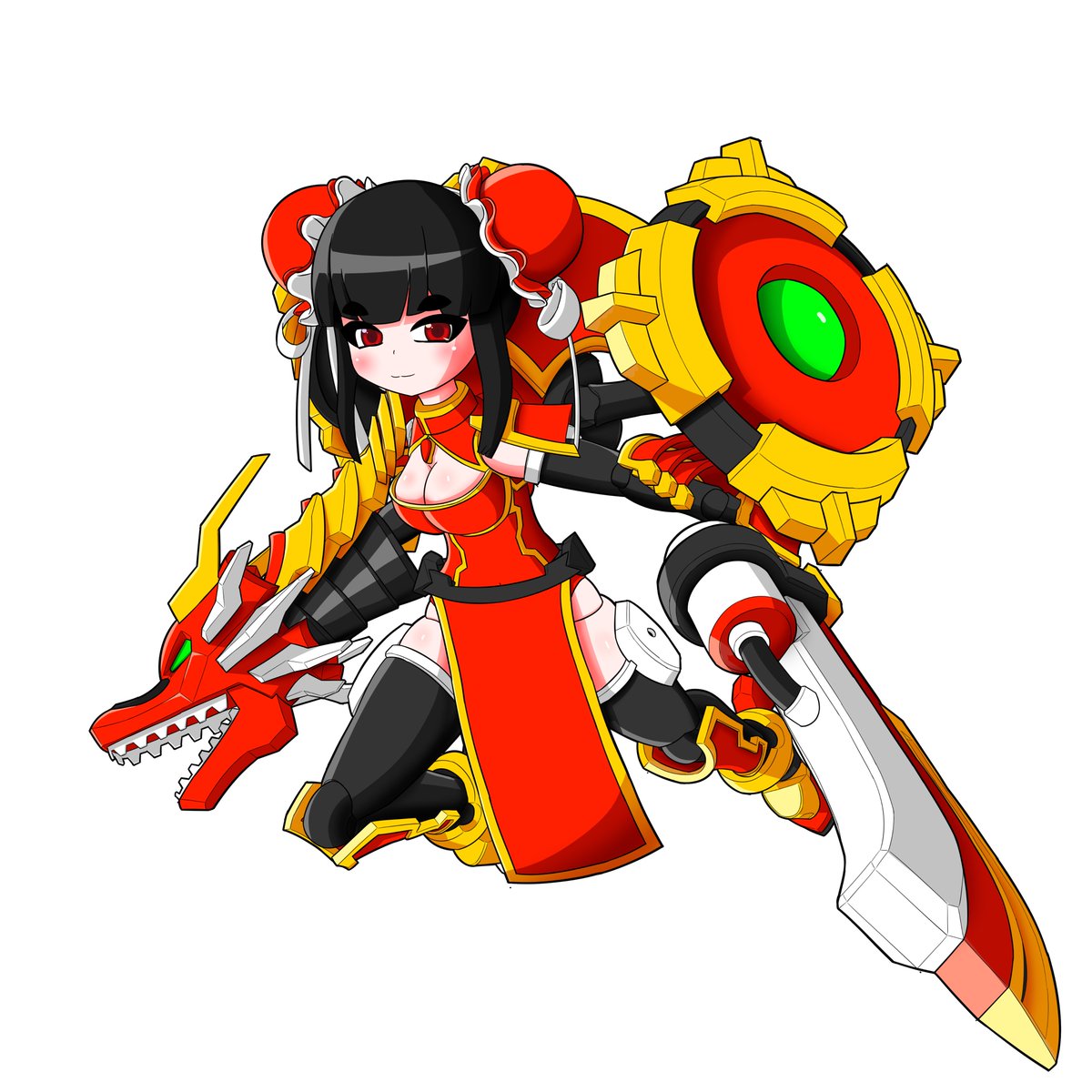 カスタムメカ娘ファイターズ/CustomMechakoFighers tweet media