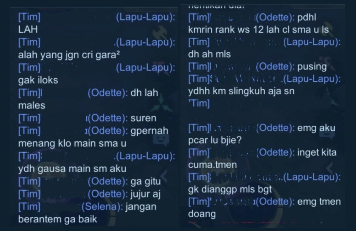 Mobile Legends Menfess tweet media