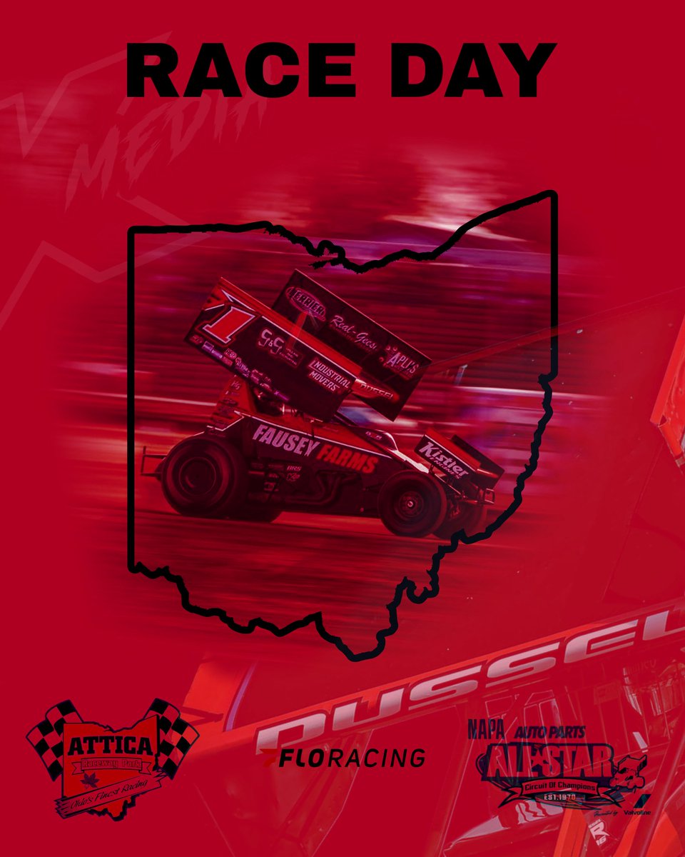 It’s opening day for <a href="/n_d_1_/">Nate Dussel</a> !
<a href="/atticaracewyprk/">Attica Raceway Park</a> 
<a href="/AllStarSprints/">ASCoC</a> 
Watch live on <a href="/FloRacing/">FloRacing</a>