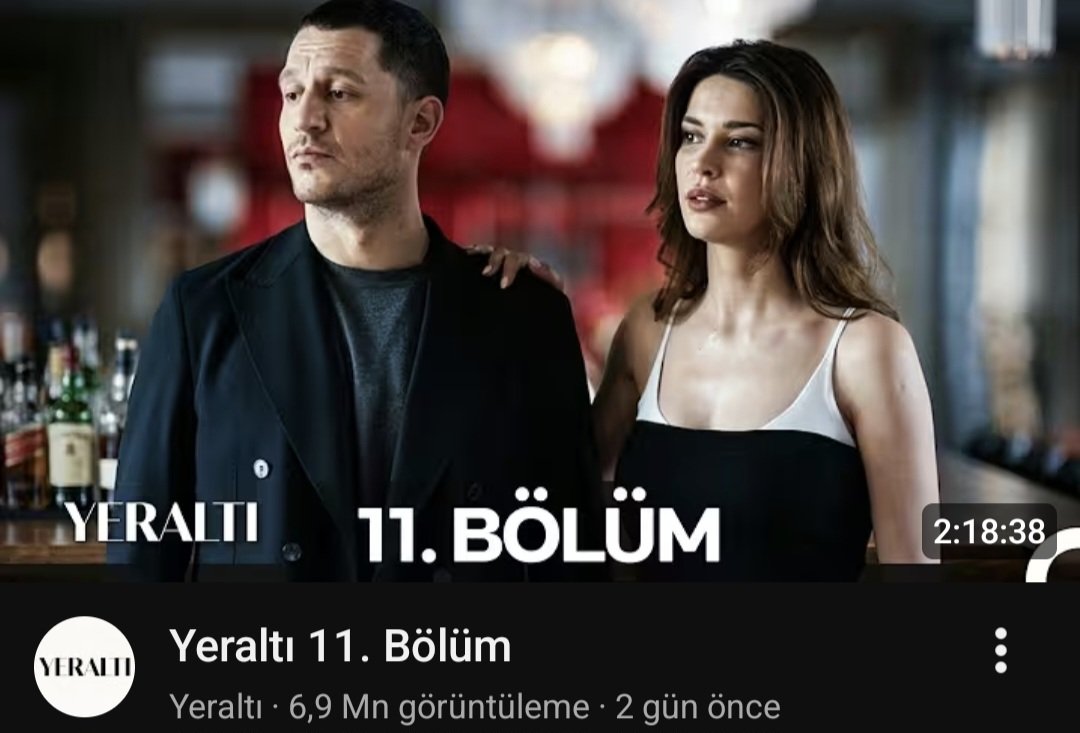 muratogucoglu19's tweet image. #Yeraltı'nın 11.bölümü youtube Türkiye'ye kapalı olmasına rağmen 2 günde 6,9 Milyon izlenmeye ulaştı. 😲

#BozCey