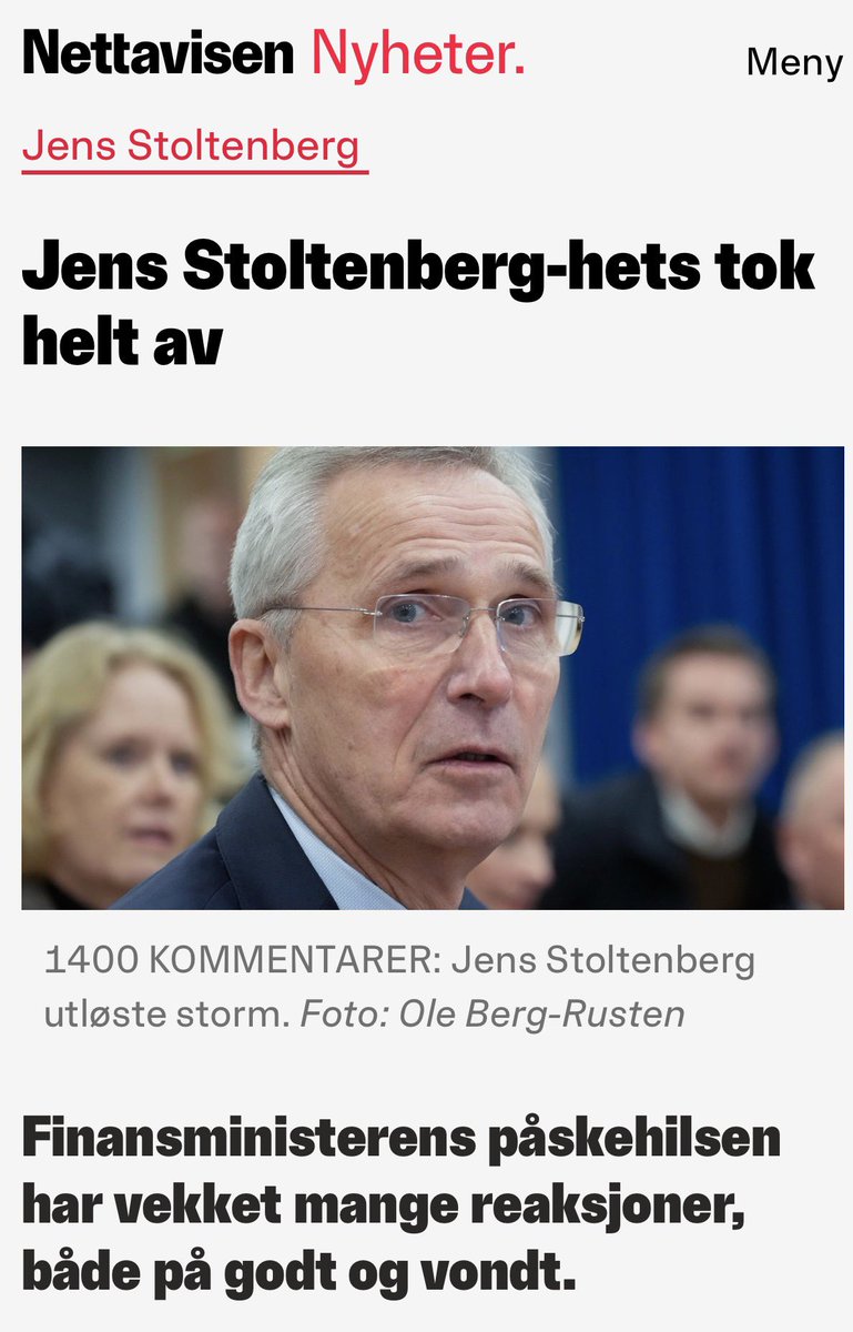 “Jens Stoltenberg-hets tok helt av” – eller gjorde den det?

Hva skjer nå… siden når ble kritikk av maktpersoner definert som “hets”?

Folk begynner å stille spørsmål.
Folk begynner å se mønstre.
Folk begynner å si ifra.

Plutselig er det et problem…?