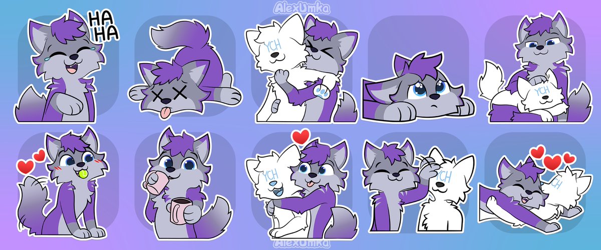 Telegram sticker pack for Kipple :3
