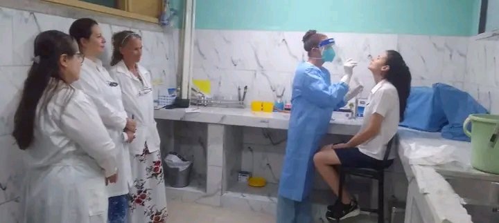 Se realiza examen de Promoción de la Dra. Lidianet del Monte García,  residente de tercer año de la especialidad de Microbiología, actividad docente realizada en el Laboratorio del Hospital Pediátrico Hospital Pediátrico "Octabio de la Concepción y de la Pedraja" de Holguín.