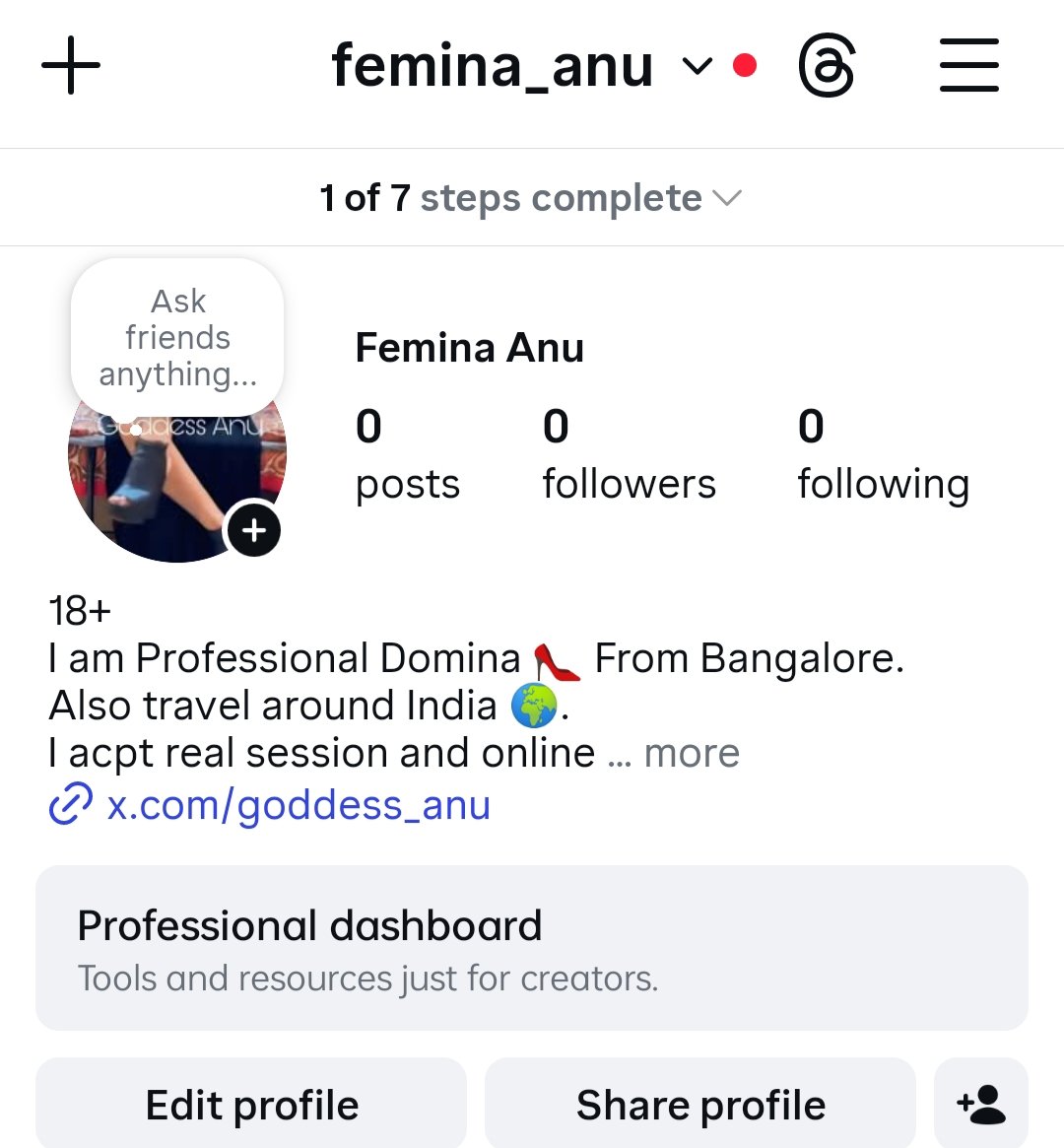 👑 Mistress Anu Findom Queen 👑5k tweet media
