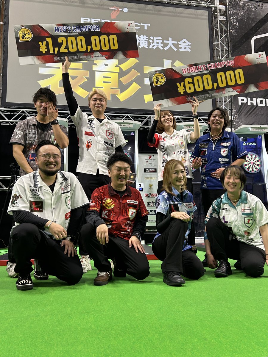 prodarts's tweet image. ⚓PERFECT第3戦 横浜大会⚓

皆さま、お疲れさまでした！

＼そして／
入賞された方々おめでとうございます！

次回、
🌾PERFECT第4戦 新潟大会🌾
来週4月18日(土) GAMEON！

#ダーツ
#PERFECT
#パーフェクト
#フェニックスダーツ