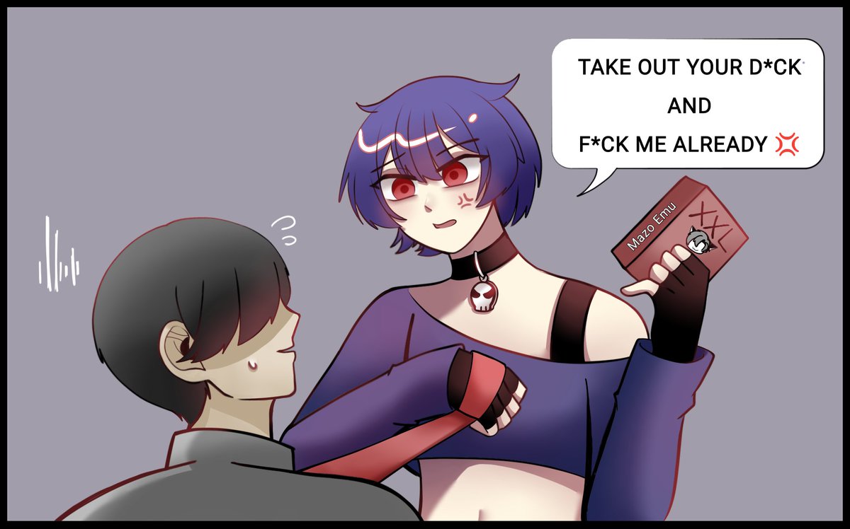 MazoEmu's tweet photo. When the bottom is horny &amp; pent up... OwO); https://t.co/rRePusPBfb