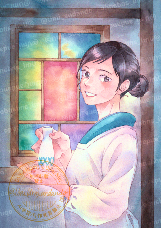 #このタグを見た人が黒髪の創作キャラ貼ってくれる
黒髪ロング女子だ～いすきです♡