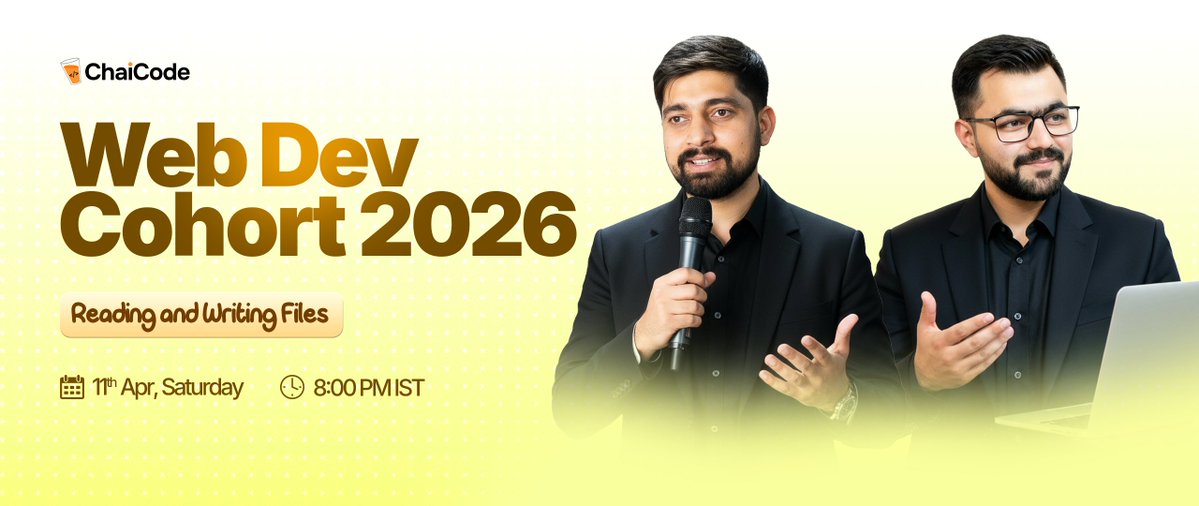 Chai Aur Code tweet media