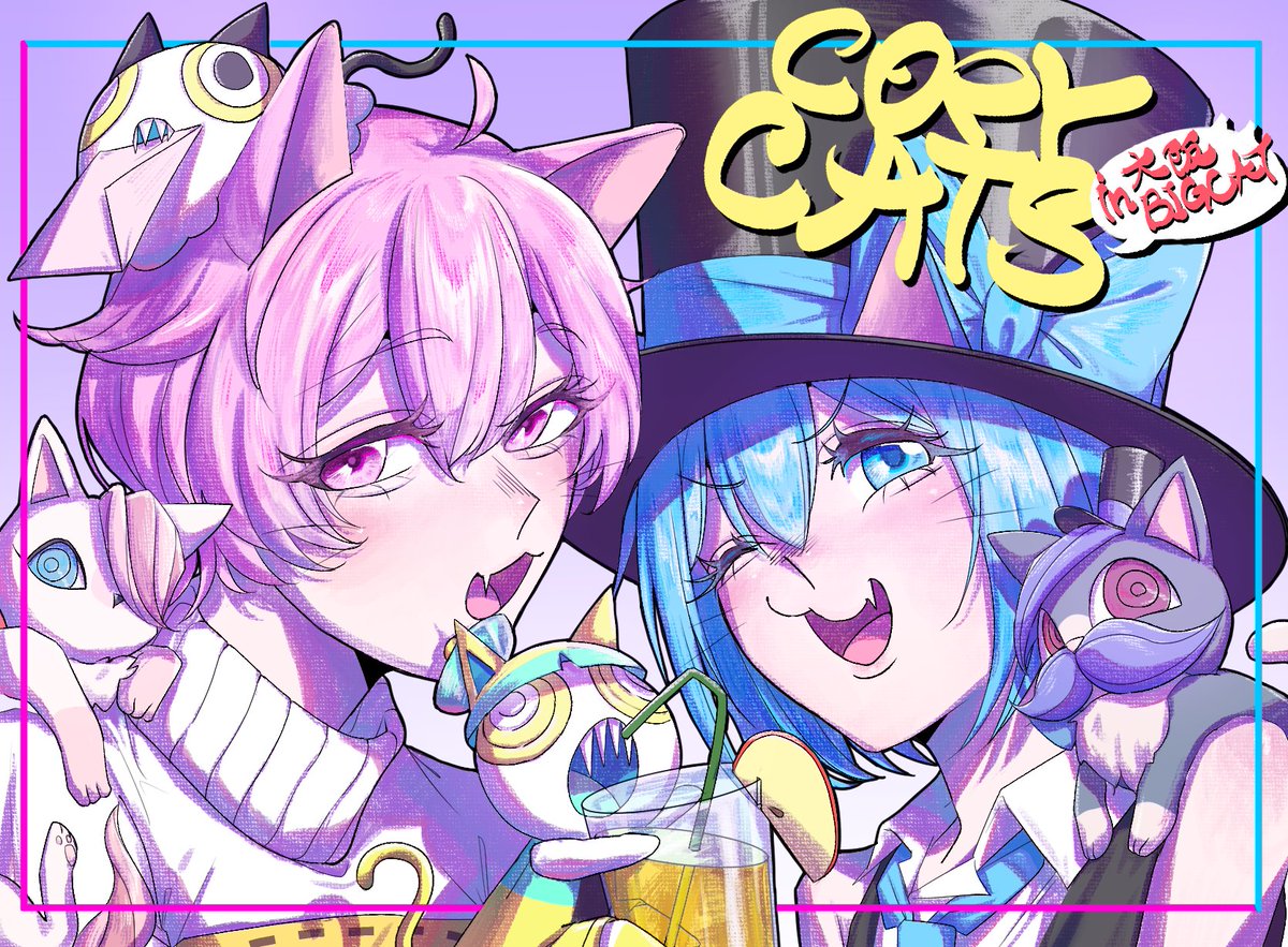 violaceus_M8000's tweet photo. 𝐎𝐬𝐚𝐤𝐚公演ありがとう🐈‍⬛🐾🐾💖
#FT_ART https://t.co/2t25bZrG6A