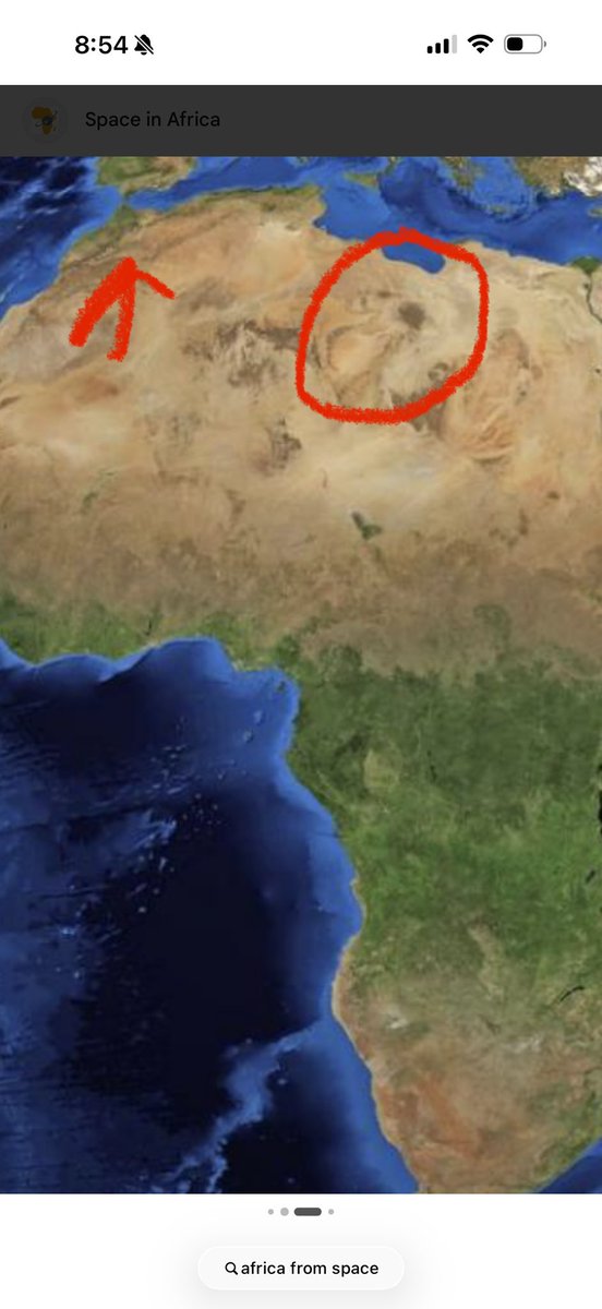 SheJon_'s tweet photo. @grok @Marcela252016 Africa, but they put the crater in the wrong spot. https://t.co/CjyeED8H4G
