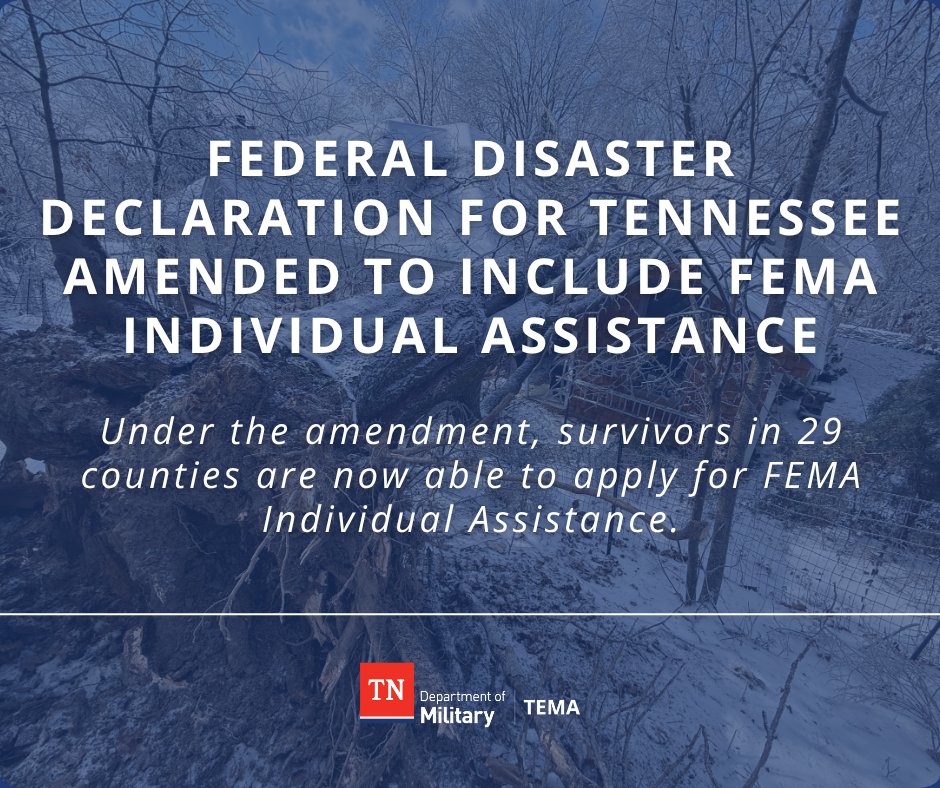 Tennessee Emergency Management Agency (TEMA) tweet media
