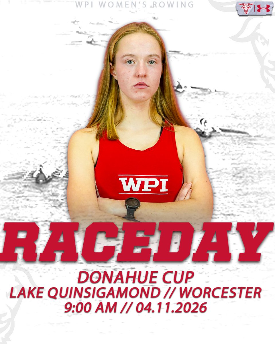 WPIAthletics's tweet photo. 🔴RACEDAY🔴

@WPIWRowing hosts Clark, Conn College, PLU, Simmons, Williams, MHC in the Donahue Cup at Lake Quinsigamond with races starting NOW! 

Tune in ⤵️
🎥-https://t.co/fTMiRcsYEP
📊-https://t.co/0S20y6CBv1

🚣‍♀️x🐐
#GoatNation #d3row https://t.co/NKXyLwwegu